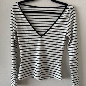 New Medium striped shirt